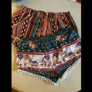 [Rue 21] and [Overmal] Pom Pom Shorts XL